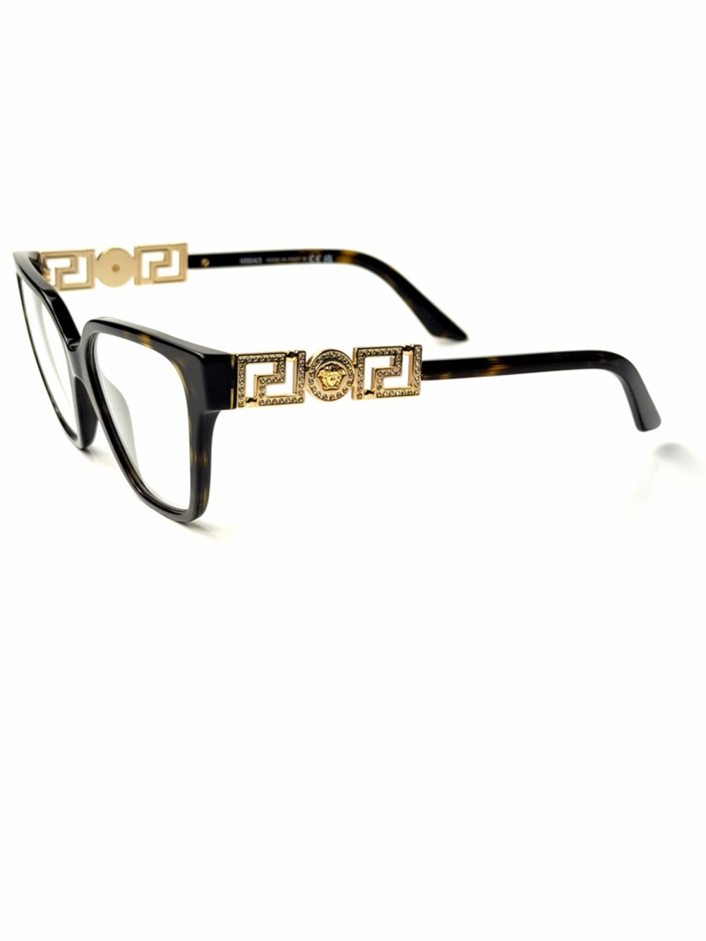 Versace Mod 3358 B 108 Glasses Havanna with Gold New Authentic NWT - Picture 3 of 10
